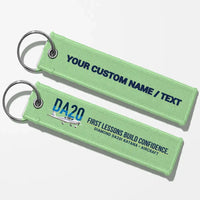 Thumbnail for Diamond DA20i Katana Aviator Key Chains - Light Green - Personalized