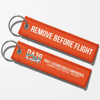 Thumbnail for Diamond DA20i Katana Aviator Key Chains - Orange - Remove Before Flight