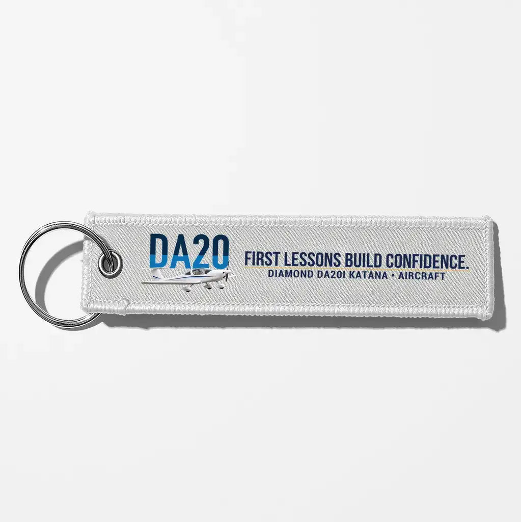 Diamond DA20i Katana Aviator Key Chains - White