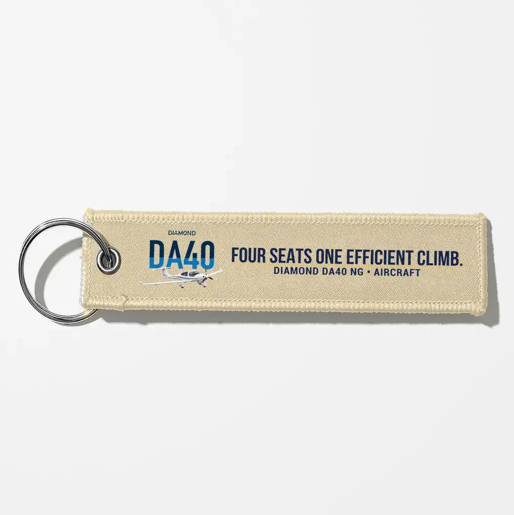Diamond DA40 NG Aviator Key Chains - Beige
