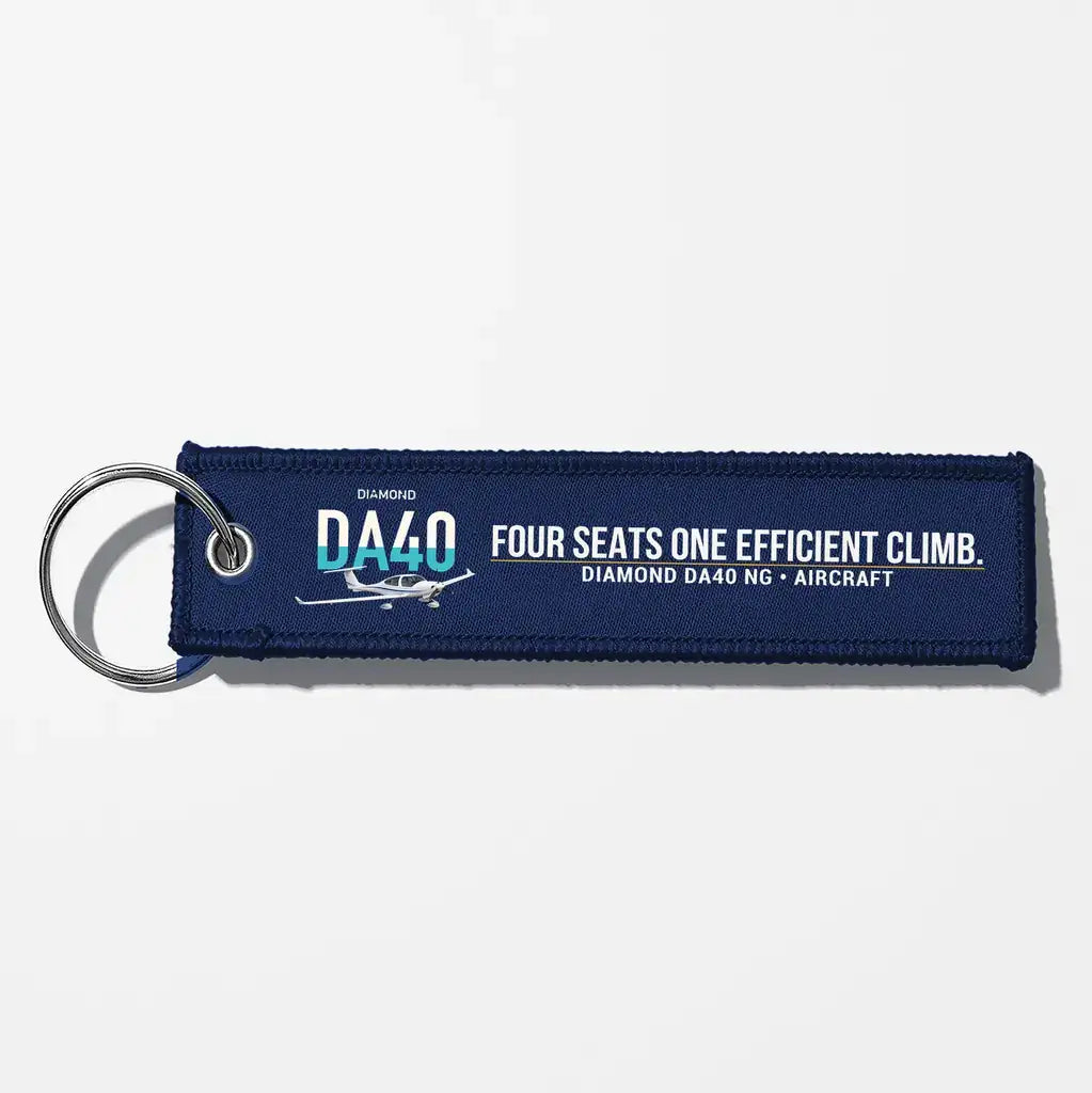 Diamond DA40 NG Aviator Key Chains - Navy Blue