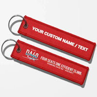 Thumbnail for Diamond DA40 NG Aviator Key Chains - Red - Personalized