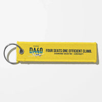Thumbnail for Diamond DA40 NG Aviator Key Chains - Yellow