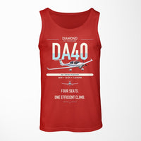 Thumbnail for Diamond DA40 design on red tank top