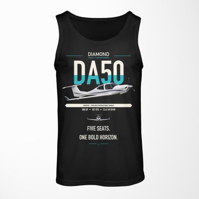 Diamond DA50 RG design on black tank top