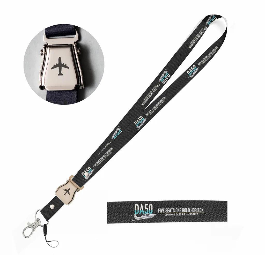 Diamond DA50 RG seat belt lanyard - black