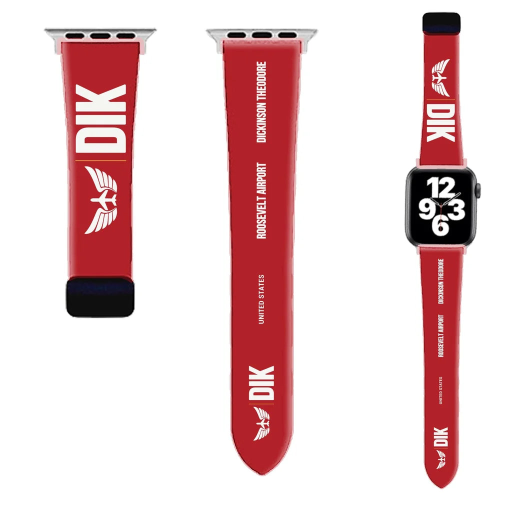 WBV6 | Dickinson Theodore Roosevelt Regional Airport DIK | Red (Magnetic Band)