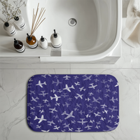Thumbnail for Different Sizes Seamless Airplanes Designed Bath Mats