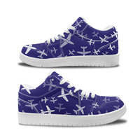 Thumbnail for Different Sizes Seamless Airplanes Designed Fashion Low Top Sneakers & Shoes