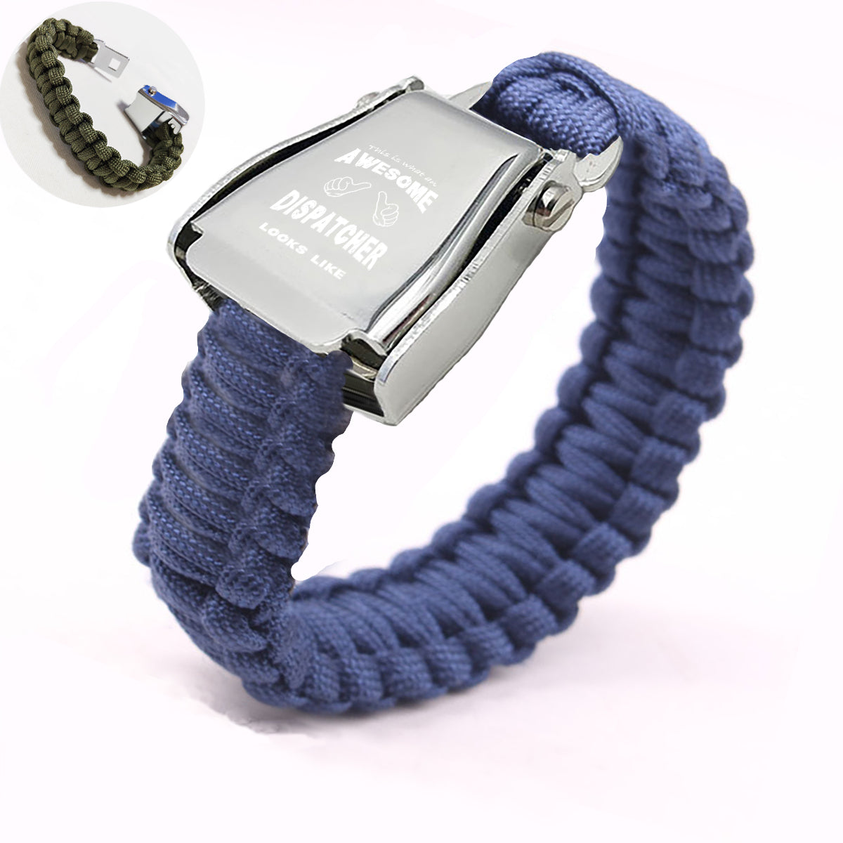 Dispatcher Design Airplane Seat Belt Bracelet