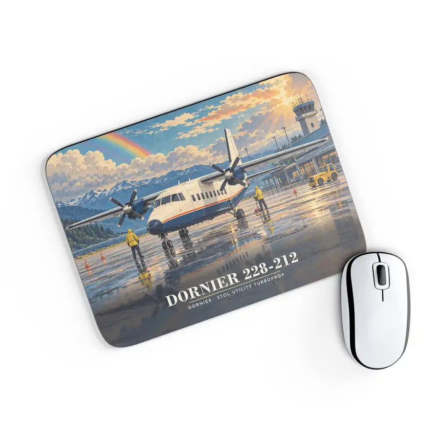 Dornier 228-212 - 3D - Mouse Pad - Full Print