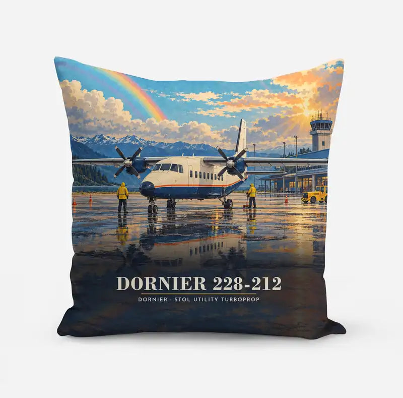 Dornier 228-212 - 3D - Pillow - Full Print