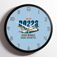Thumbnail for Dornier 228-212 - Cartoon - Framed - Light Blue