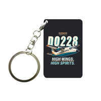 Thumbnail for Dornier 228-212 - Cartoon - Key Chain - Black