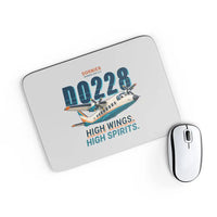 Thumbnail for Dornier 228-212 - Cartoon - Mouse Pad - Light Gray