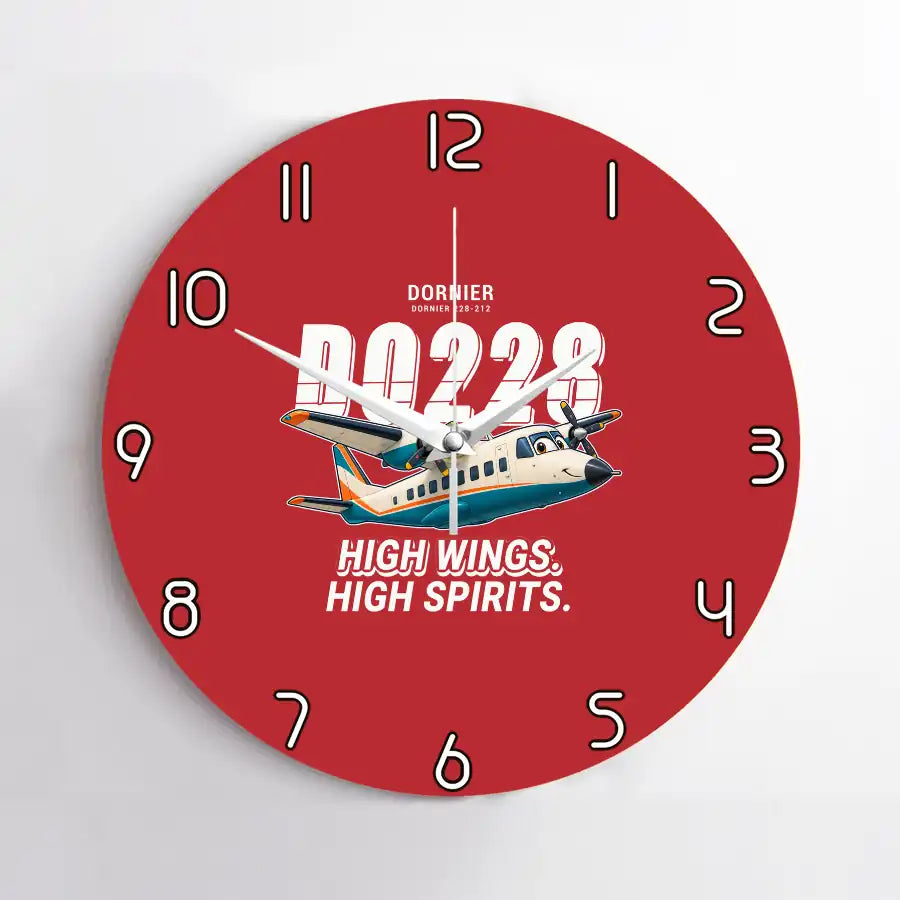 Dornier 228-212 - Cartoon - No Frame - Red