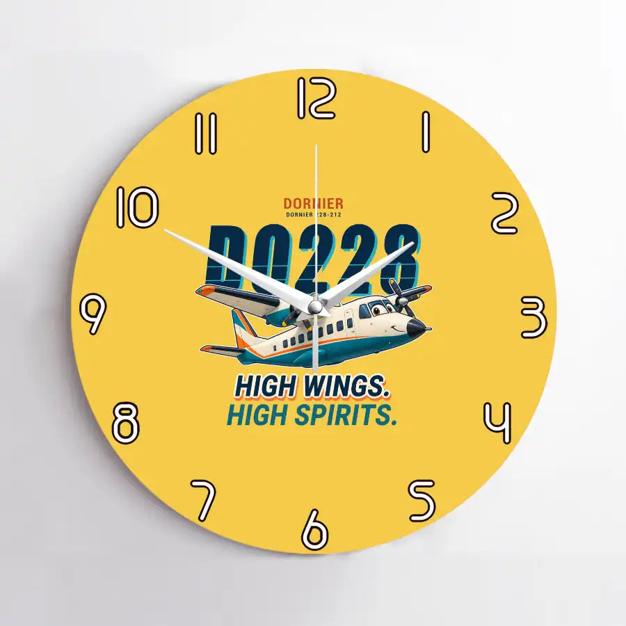 Dornier 228-212 - Cartoon - No Frame - Yellow