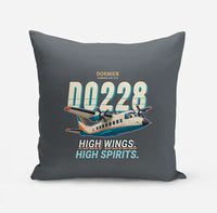 Thumbnail for Dornier 228-212 - Cartoon - Pillow - Gray