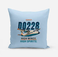 Thumbnail for Dornier 228-212 - Cartoon - Pillow - Light Blue