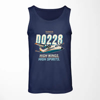 Thumbnail for Dornier 228-212 - Cartoon - Tank Top - Dark Blue