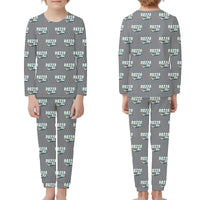 Thumbnail for Dornier 228-212 - Children Pajamas - Cartoon Pattern - Gray