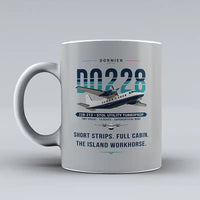 Thumbnail for Dornier 228-212 - Original - Mug - Light Gray