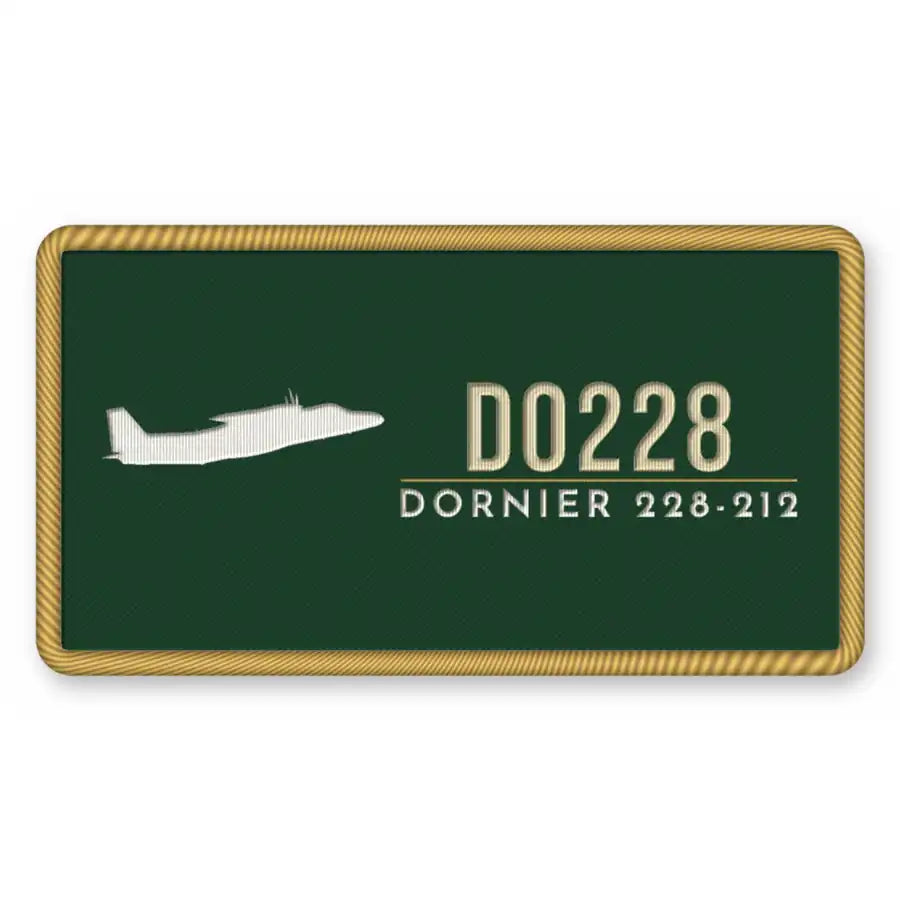 Dornier 228-212 Patches - Rectangle - Forest Gold
