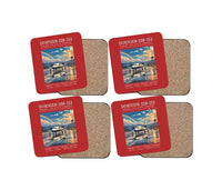 Thumbnail for Dornier 228-212 - Poster - Coaster Set - Red