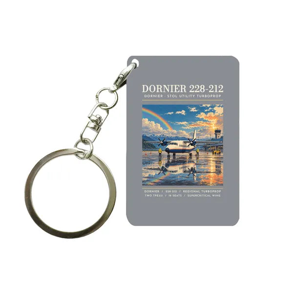 Dornier 228-212 - Poster - Key Chain - Gray