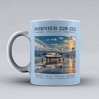 Thumbnail for Dornier 228-212 - Poster - Mug - Light Blue