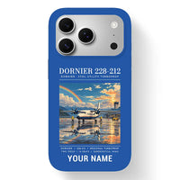 Thumbnail for Dornier 228-212 - Poster + Name - MagSafe iPhone 17 Pro - Blue
