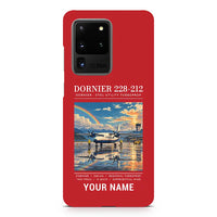 Thumbnail for Dornier 228-212 - Poster + Name - Samsung Case - Red