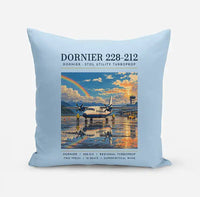 Thumbnail for Dornier 228-212 - Poster - Pillow - Light Blue