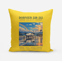 Thumbnail for Dornier 228-212 - Poster - Pillow - Yellow