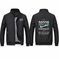 Thumbnail for Dornier 228-212 Stylish Jackets - Stand Collar - Original - Black