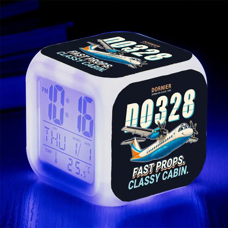 Dornier D328-100 - Cartoon - Alarm Clock