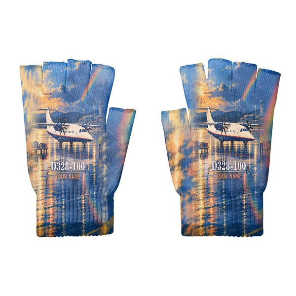 Dornier D328-100 - Gloves - Cut - 3D + Name - Full Print