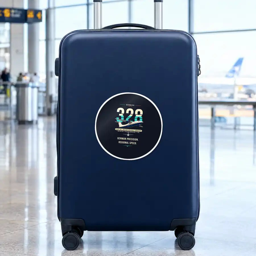 Dornier D328-100 - Original - Circle Sticker - Suitcase