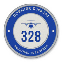 Thumbnail for Dornier D328-100 Patches - Circle - Royal White