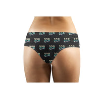 Thumbnail for Dornier D328-100 - Women Panties - Original Pattern - Black - Back