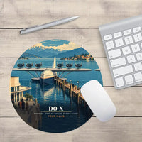 Thumbnail for Dornier Do X - 3D + Name - Round Mouse Pad - Full Print