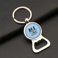 Thumbnail for Dornier Do X - Cartoon - Bottle Opener Key Chain - Light Blue
