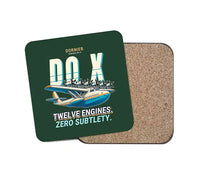Thumbnail for Dornier Do X - Cartoon - Coaster - Dark Green