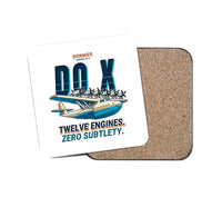 Thumbnail for Dornier Do X - Cartoon - Coaster - White