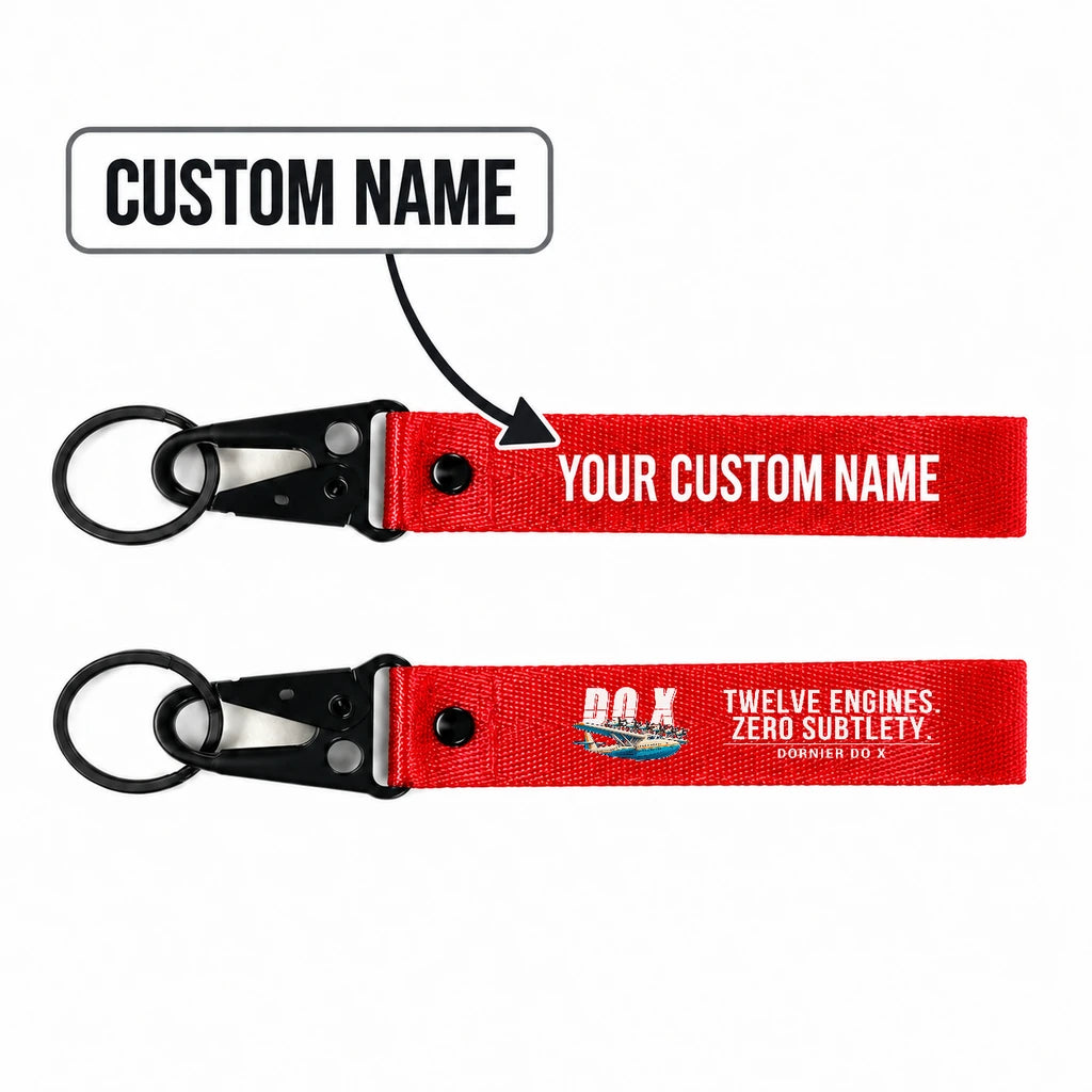 Dornier Do X Hawk-Shaped Key Chains - Red - Cartoon - Personalized