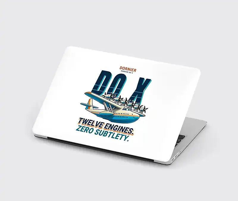 Dornier Do X - Cartoon - MacBook Case - White