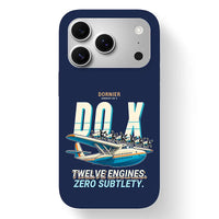 Thumbnail for Dornier Do X - Cartoon - MagSafe iPhone 17 Pro - Navy Blue