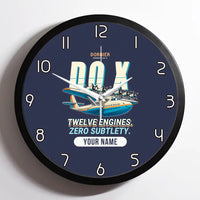 Thumbnail for Dornier Do X - Cartoon + Name - Framed - Navy Blue