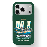 Thumbnail for Dornier Do X - Cartoon + Name - MagSafe iPhone 17 Pro - Dark Green
