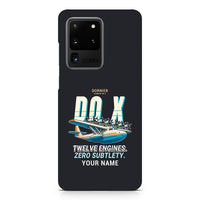 Thumbnail for Dornier Do X - Cartoon + Name - Samsung Case - Black